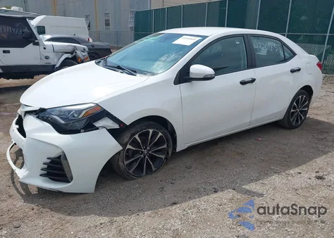 2017 Toyota Corolla Se z USA, uszkodzony, nr VIN 2T1BURHE6HC893469